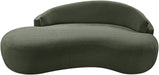 Meridian Furniture - Caspian 79" Green Chenille Fabric Upholstered Loveseat - 44033Green-L - GreatFurnitureDeal