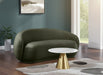 Meridian Furniture - Emery 77" Green Velvet Upholstered Loveseat - 44044Green-L - GreatFurnitureDeal