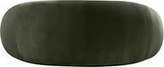 Meridian Furniture - Emery 77" Green Velvet Upholstered Loveseat - 44044Green-L - GreatFurnitureDeal
