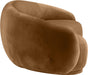 Meridian Furniture - Emery 93" Saddle Velvet Upholstered Sofa - 44044Saddle-S - GreatFurnitureDeal