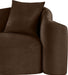 Meridian Furniture - Destin 70" Brown Velvet Upholstered Loveseat - 44052Brown-L - GreatFurnitureDeal