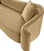 Meridian Furniture - Destin 70" Camel Velvet Upholstered Loveseat - 44052Camel-L - GreatFurnitureDeal