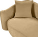 Meridian Furniture - Destin 70" Camel Velvet Upholstered Loveseat - 44052Camel-L - GreatFurnitureDeal