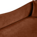 Meridian Furniture - Destin 70" Cognac Velvet Upholstered Loveseat - 44052Cognac-L - GreatFurnitureDeal