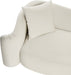 Meridian Furniture - Destin 70" Cream Velvet Upholstered Loveseat - 44052Cream-L - GreatFurnitureDeal