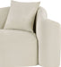 Meridian Furniture - Destin 91" Cream Velvet Upholstered Sofa - 44052Cream-S - GreatFurnitureDeal