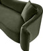 Meridian Furniture - Destin 70" Green Velvet Upholstered Loveseat - 44052Green-L - GreatFurnitureDeal