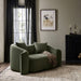 Meridian Furniture - Destin 70" Green Velvet Upholstered Loveseat - 44052Green-L - GreatFurnitureDeal