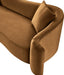 Meridian Furniture - Destin 70" Saddle Velvet Upholstered Loveseat - 44052Saddle-L - GreatFurnitureDeal