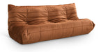Meridian Furniture - Relax 77.75" Cognac Velvet Upholstered Sofa - 44064Cognac-S - GreatFurnitureDeal