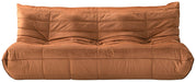 Meridian Furniture - Relax 77.75" Cognac Velvet Upholstered Sofa - 44064Cognac-S - GreatFurnitureDeal