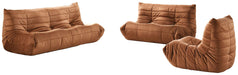 Meridian Furniture - Relax 77.75" Cognac Velvet Upholstered Sofa - 44064Cognac-S - GreatFurnitureDeal