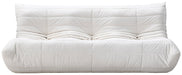 Meridian Furniture - Relax 77.75" Cream Velvet Upholstered Sofa - 44064Cream-S - GreatFurnitureDeal