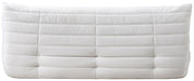 Meridian Furniture - Relax 77.75" Cream Velvet Upholstered Sofa - 44064Cream-S - GreatFurnitureDeal