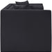 Meridian Furniture - Everett 67" Black Chenille Fabric Upholstered Loveseat - 44068Black-L - GreatFurnitureDeal