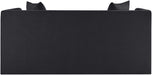 Meridian Furniture - Everett 67" Black Chenille Fabric Upholstered Loveseat - 44068Black-L - GreatFurnitureDeal
