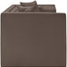 Meridian Furniture - Everett 67" Brown Chenille Fabric Upholstered Loveseat - 44068Brown-L - GreatFurnitureDeal