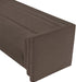 Meridian Furniture - Everett 88.5" Brown Chenille Fabric Upholstered Sofa - 44068Brown-S - GreatFurnitureDeal