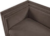 Meridian Furniture - Everett 88.5" Brown Chenille Fabric Upholstered Sofa - 44068Brown-S - GreatFurnitureDeal