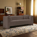 Meridian Furniture - Everett 88.5" Brown Chenille Fabric Upholstered Sofa - 44068Brown-S - GreatFurnitureDeal