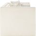Meridian Furniture - Everett 67" Cream Chenille Fabric Upholstered Loveseat - 44068Cream-L - GreatFurnitureDeal
