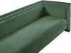 Meridian Furniture - Everett 88.5" Green Chenille Fabric Upholstered Sofa - 44068Green-S - GreatFurnitureDeal