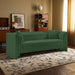 Meridian Furniture - Everett 88.5" Green Chenille Fabric Upholstered Sofa - 44068Green-S - GreatFurnitureDeal