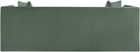Meridian Furniture - Everett 88.5" Green Chenille Fabric Upholstered Sofa - 44068Green-S - GreatFurnitureDeal