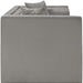 Meridian Furniture - Everett 67" Grey Chenille Fabric Upholstered Loveseat - 44068Grey-L - GreatFurnitureDeal