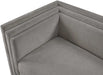 Meridian Furniture - Everett 88.5" Grey Chenille Fabric Upholstered Sofa - 44068Grey-S - GreatFurnitureDeal