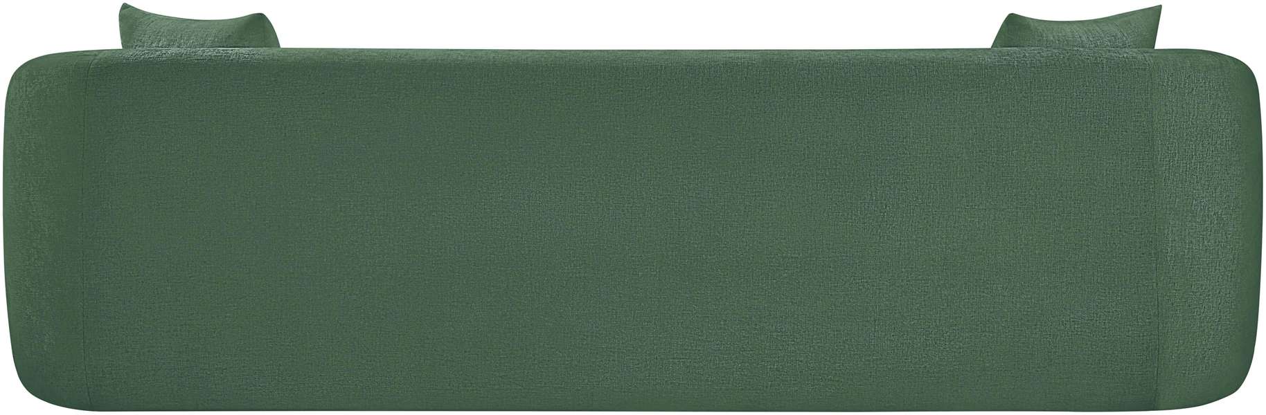 Meridian Furniture - Penelope 92.5" Green Chenille Fabric Upholstered Sofa - 44073Green-S - GreatFurnitureDeal
