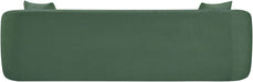 Meridian Furniture - Penelope 92.5" Green Chenille Fabric Upholstered Sofa - 44073Green-S - GreatFurnitureDeal