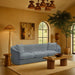Meridian Furniture - Penelope 92.5" Light Blue Chenille Fabric Upholstered Sofa - 44073LtBlu-S - GreatFurnitureDeal