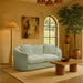 Meridian Furniture - Penelope 66.5" Mint Chenille Fabric Upholstered Loveseat - 44073Mint-L - GreatFurnitureDeal