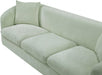 Meridian Furniture - Penelope 92.5" Mint Chenille Fabric Upholstered Sofa - 44073Mint-S - GreatFurnitureDeal