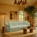 Meridian Furniture - Penelope 92.5" Mint Chenille Fabric Upholstered Sofa - 44073Mint-S - GreatFurnitureDeal