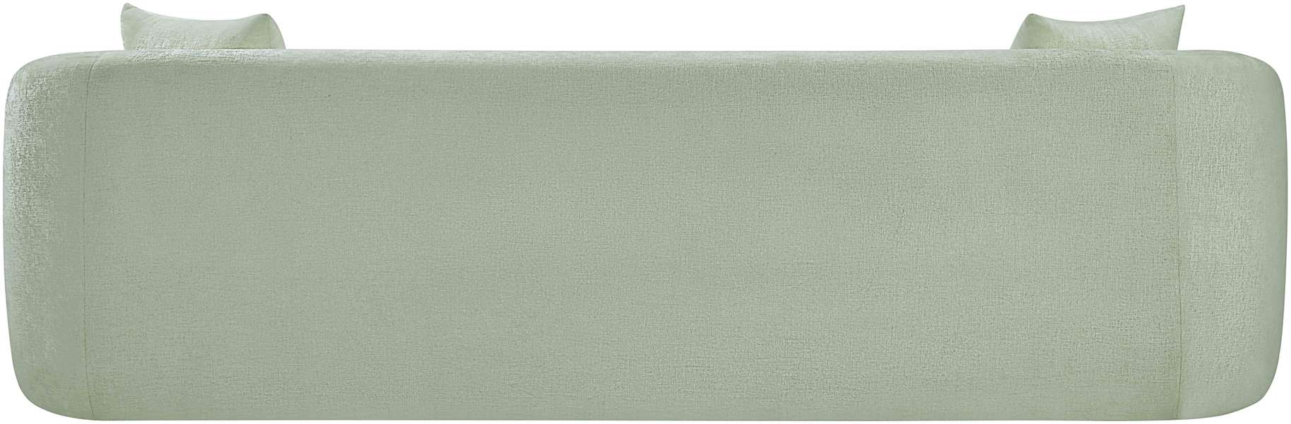Meridian Furniture - Penelope 92.5" Mint Chenille Fabric Upholstered Sofa - 44073Mint-S - GreatFurnitureDeal