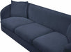 Meridian Furniture - Penelope 92.5" Navy Chenille Fabric Upholstered Sofa - 44073Navy-S - GreatFurnitureDeal