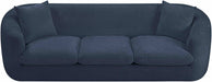 Meridian Furniture - Penelope 92.5" Navy Chenille Fabric Upholstered Sofa - 44073Navy-S - GreatFurnitureDeal
