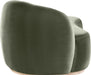 Meridian Furniture - Gustavo Green Velvet Upholstered Chaise - 44081Green-Chaise - GreatFurnitureDeal