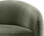 Meridian Furniture - Gustavo Green Velvet Upholstered Chaise - 44081Green-Chaise - GreatFurnitureDeal