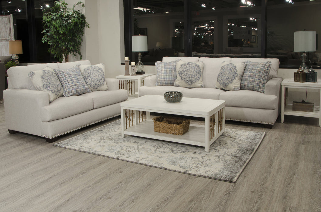 Jackson Furniture - Newberg 3 Piece Living Room Set in Platinum - 442103-SLC-PLATINUM