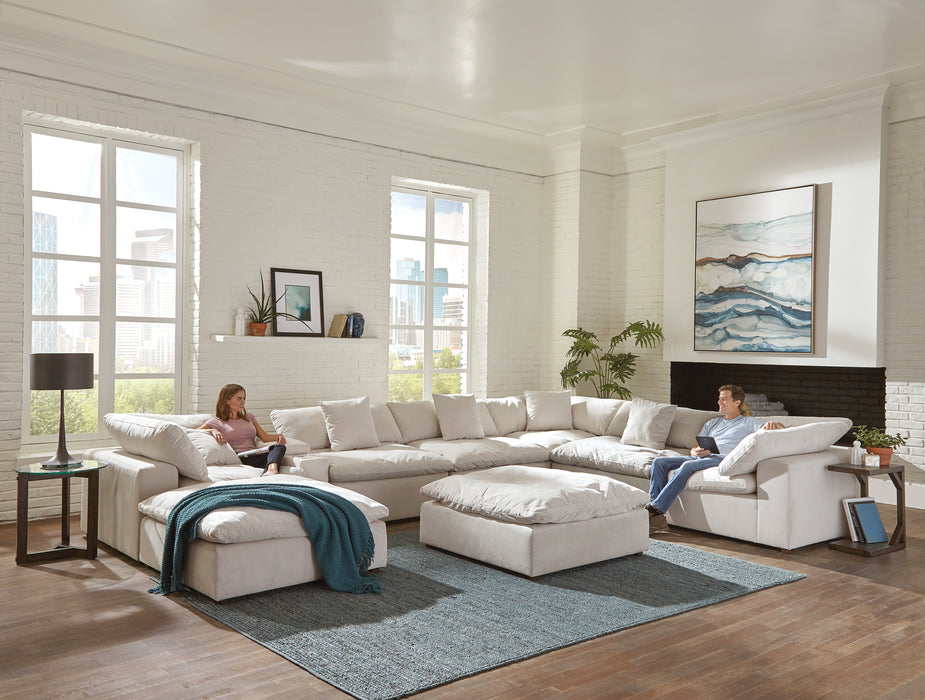 Jackson Furniture - Posh 9 Piece Modular Sectional in Porcelain - 4445-28-59-88-31-31-59-31-59-28-Porcelain - GreatFurnitureDeal