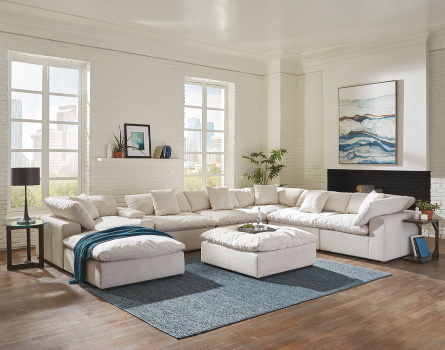 Jackson Furniture - Posh 8 Piece Modular Sectional in Porcelain - 4445-28-59-88-31-31-59-31-59-Porcelain - GreatFurnitureDeal