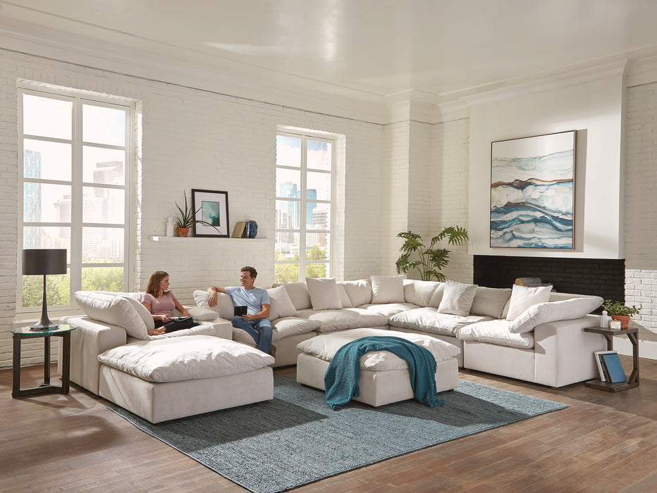 Jackson Furniture - Posh 8 Piece Modular Sectional in Porcelain - 4445-59-31-31-59-31-59-28-28-Porcelain - GreatFurnitureDeal