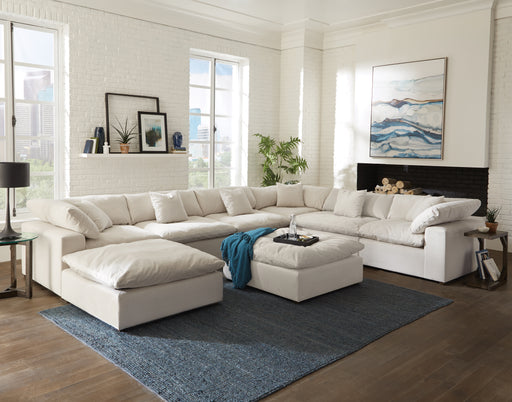 Jackson Furniture - Posh 8 Piece Modular Sectional in Porcelain - 4445-59-31-31-59-31-59-28-28-Porcelain - GreatFurnitureDeal