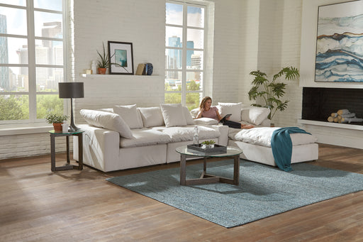 Jackson Furniture - Posh 5 Piece Modular Sectional in Porcelain - 4445-59-31-88-59-28-Porcelain - GreatFurnitureDeal