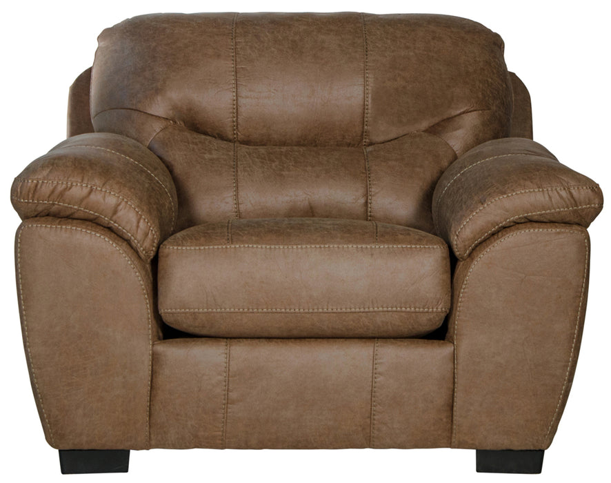 Jackson Furniture - Grant Bonded Leather Chair in Silt - 4453-01-SILT - GreatFurnitureDeal