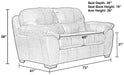 Jackson Furniture - Grant 4 Piece Living Room Set in Silt - 4453-03-4SET-SILT - GreatFurnitureDeal