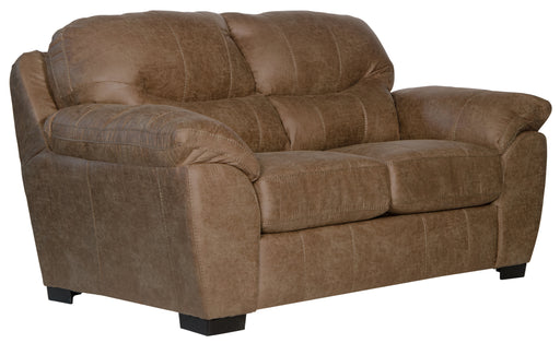 Jackson Furniture - Grant Bonded Leather Loveseat in Silt - 4453-02-SILT - GreatFurnitureDeal
